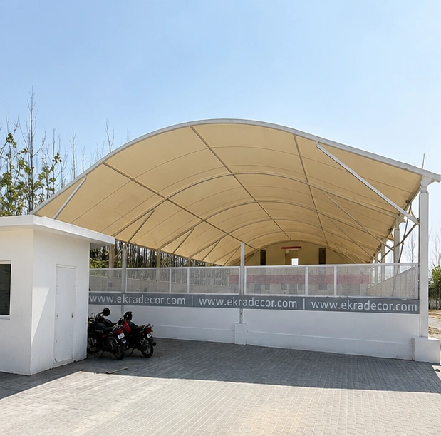 G.D. Goenka School, Rudrapur tensile structure, Ekra Decor &mdash; photograph 2
